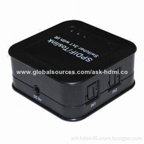 Optical/Toslink 3-In 1-Out Switch
